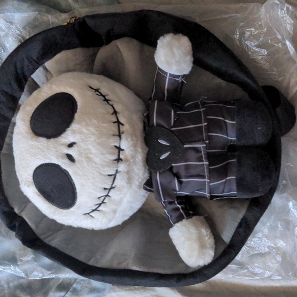 The Nightmare Before Christmas Backpack Purse Adult New Jack Plush - Picture 5 of 8